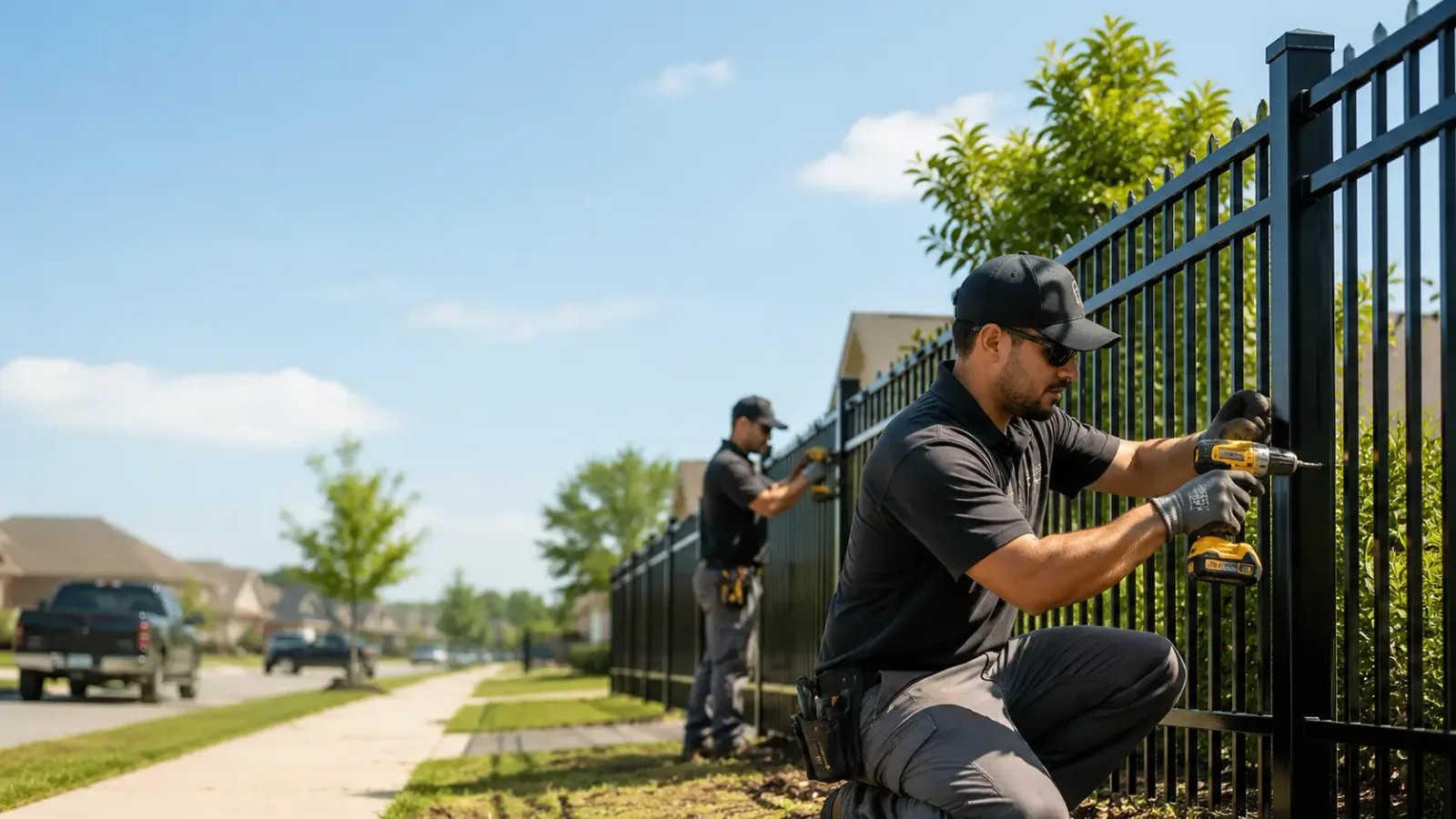 Metal Fence Installation in Carbondale, IL